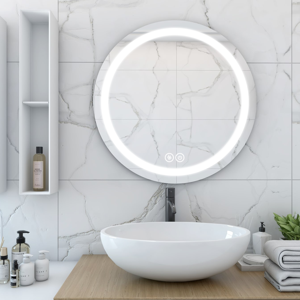 Miroir LED rond - Time Design